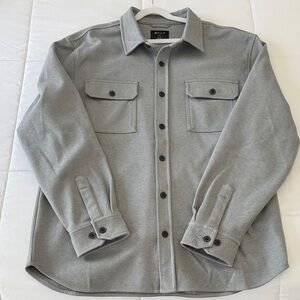 BYLT Basics Gray Casual Button Down Shirt